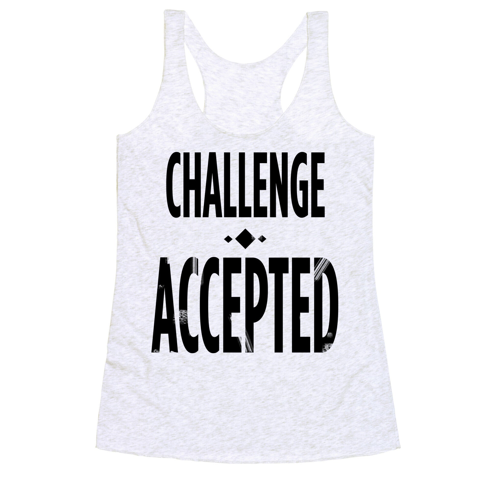 Challenge Accepted Racerback Tank